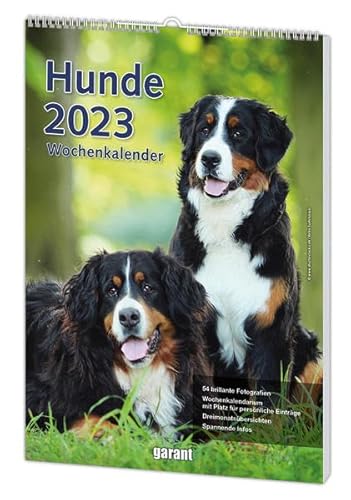 Wochenkalender Hunde 2023 von Garant, Renningen
