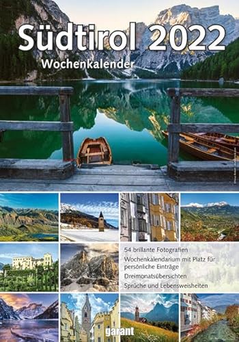 Wochenkalender Südtirol 2022 von Garant, Renningen