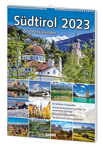 Wochenkalender Südtirol 2023 von Garant Verlag GmbH