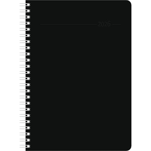 Wochenplaner Balacron schwarz 2026 - Büro-Kalender A5 - Cheftimer - black - Ringbindung - 1 Woche 2 Seiten - 128 Seiten - Zettler Wochenplaner Balacron schwarz 2026 - Büro-Kalender A5 - Cheftimer - black - Ringbindung - 1 Woche 2 Seiten - 128 Seiten - Zettler von ZETTLER Kalender