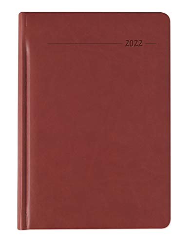 Wochenplaner Tucson rot 2022 - Büro-Kalender A5 - Cheftimer - red - 1 Woche 2 Seiten - 128 Seiten - Tucson-Einband - Alpha Edition von Alpha