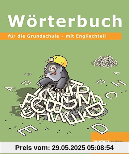 Wörterbuch-für die Grundschule (19x16 cm): mit Englischteil