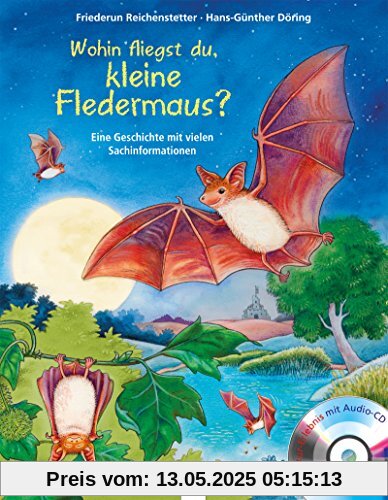 Wohin fliegst du, kleine Fledermaus?: Eine Geschichte mit vielen Sachinformationen