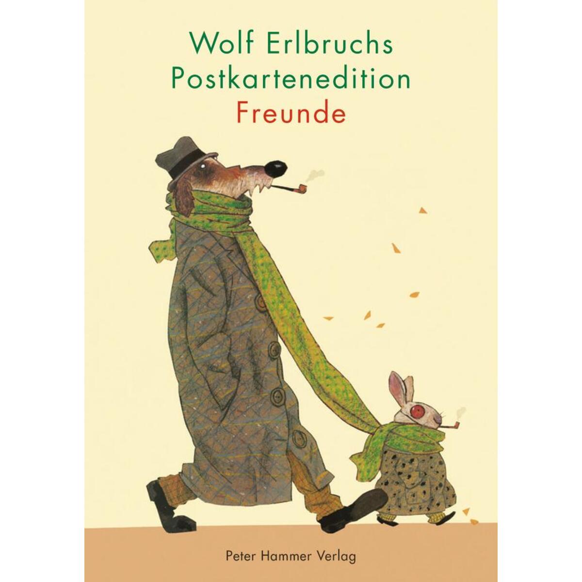 Wolf Erlbruchs Postkartenedition Freunde von Peter Hammer Verlag GmbH