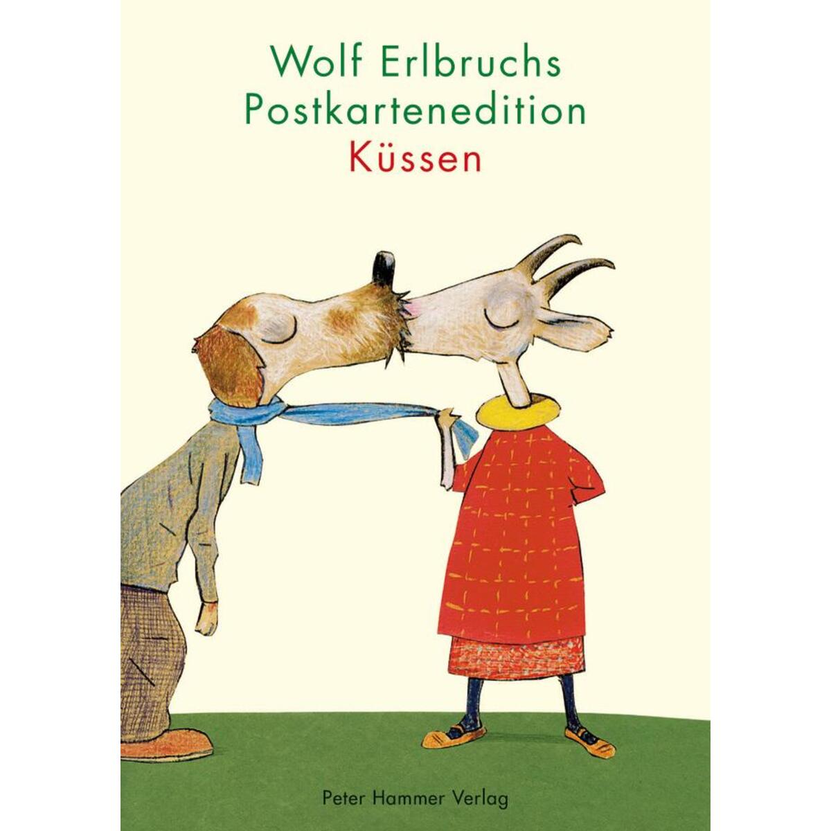 Wolf Erlbruchs Postkartenedition Küssen von Peter Hammer Verlag GmbH