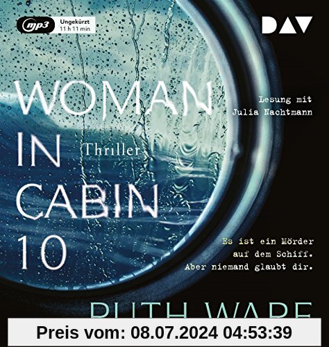 Woman in Cabin 10: Ungekürzte Lesung (1 mp3-CD)