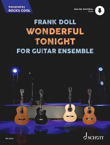 Wonderful Tonight: For Guitar Ensemble. 4 Gitarren.