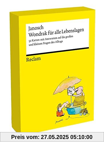 Wondrak für alle Lebenslagen (Kartenbox) – 52 Karten mit Antworten auf die großen und kleinen Fragen des Alltags – Reclam