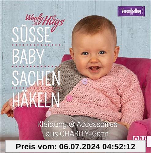 Woolly Hugs Baby-Sachen häkeln. Kleidung & Accessoires aus CHARITY-Garn von Veronika Hug. Mit zahlreichen Anleitungen um niedliche Babykleidung zu häkeln.