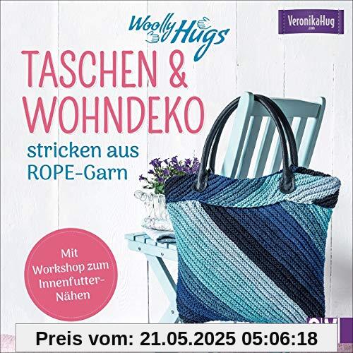 Woolly Hugs Taschen & Wohn-Deko stricken aus ROPE-Garn. Im aktuellen Look einfach und schnell selber stricken. Für Strick-Anfängerinnen und Fortgeschrittene. Woolly Hugs Taschen & Wohn-Deko stricken aus ROPE-Garn. Im aktuellen Look einfach und schnell selber stricken. Für Strick-Anfängerinnen und Fortgeschrittene.