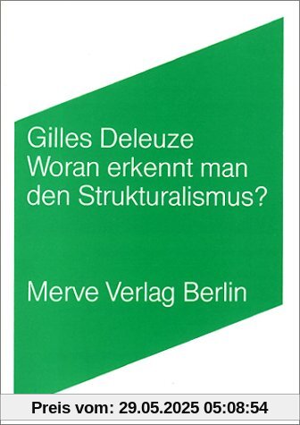Woran erkennt man den Strukturalismus? Woran erkennt man den Strukturalismus?