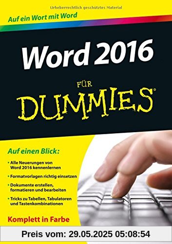 Word 2016 für Dummies Word 2016 für Dummies