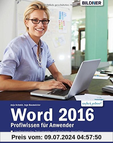 Word 2016: Profiwissen für Anwender