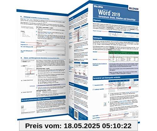 Word 2019 Seriendruck – Briefe, Etiketten und Umschläge: Die Wo&Wie Schnellübersicht Word 2019 Seriendruck – Briefe, Etiketten und Umschläge: Die Wo&Wie Schnellübersicht