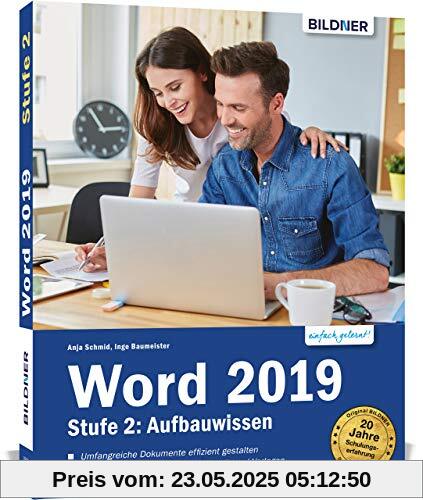 Word 2019 - Stufe 2: Aufbauwissen