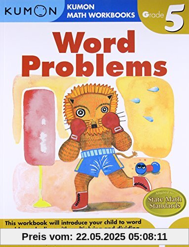 Word Problems, Grade 5 (Kumon Math Workbooks Grade 5)