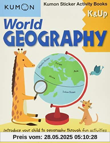 World Geography Sticker Activity Book: K & Up: Kumon Sticker Activity Book (Kumon Sticker Activity Books)