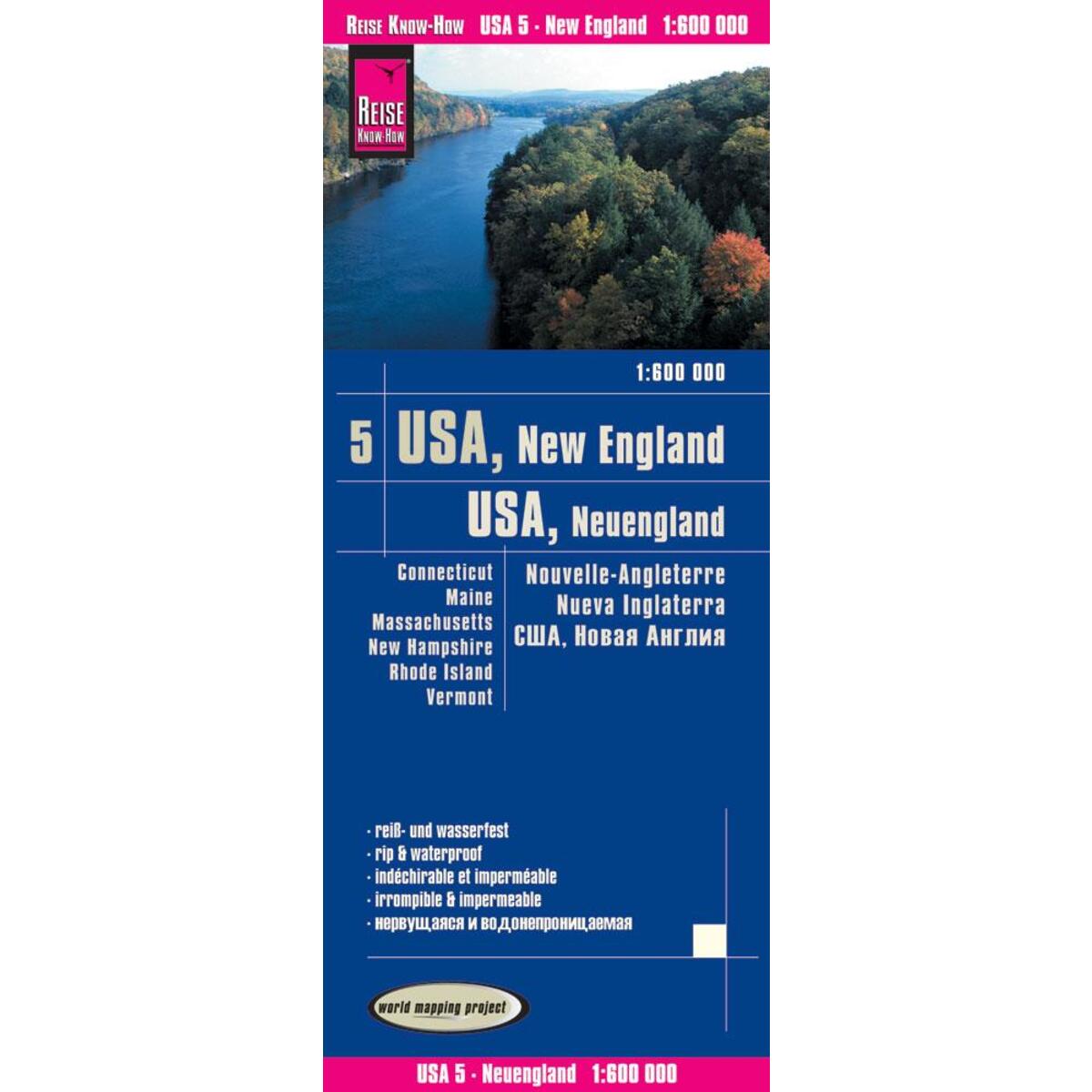 World Mapping Project USA 05 Neuengland 1 : 600 000 World Mapping Project USA 05 Neuengland 1 : 600 000 von Reise Know-How Rump GmbH