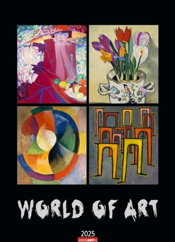 World of Art Kalender 2025: Meisterwerke der klassischen Moderne in einem Kunstkalender im Großformat. Jahres-Wandkalender XXL für Kunstliebhaber, 49 x 68 cm. von Weingarten