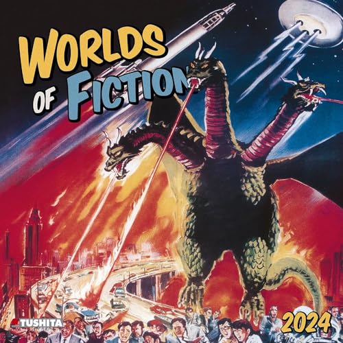 Worlds of Fiction 2024: Kalender 2024 (Media Illustration) von Tushita PaperArt