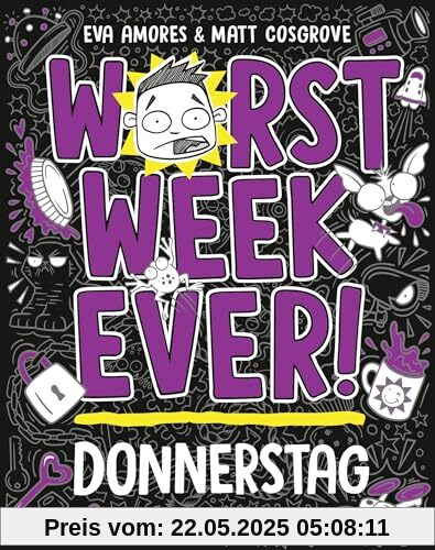 Worst Week Ever – Donnerstag: Band 4 | Comic Roman für Kinder ab 10 Jahre │ Witzige Bilder und einfache Texte begeistern Comicfans sowie Lesemuffel