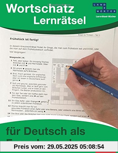 Wortschatz-Lernrätsel für Deutsch als Fremdsprache: DaF A1-B1