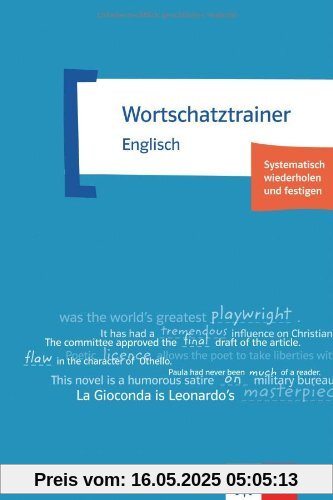 Wortschatztrainer Englisch Wortschatztrainer Englisch