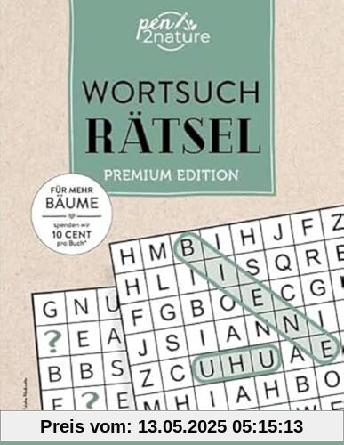 Wortsuchrätsel - Premium Edition: Premium Edition (pen2nature Rätsel)