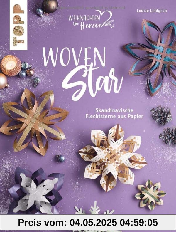 Woven Star (kreativ.kompakt): Skandinavische Flechtsterne aus Papier