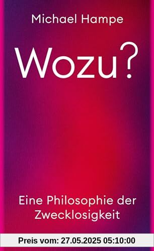 Wozu?: Eine Philosophie der Zwecklosigkeit