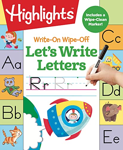 Write-On Wipe-Off Let's Write Letters (Highlights Write-On Wipe-Off Fun to Learn Activity Books) von Highlights Learning