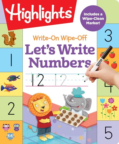 Write-On Wipe-Off Let's Write Numbers (Highlights Write-On Wipe-Off Fun to Learn Activity Books) von Highlights Learning