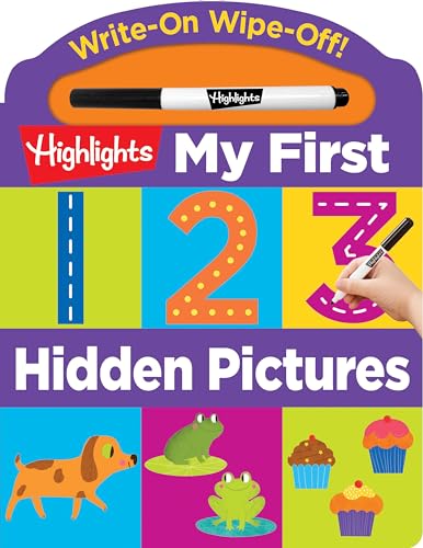 Write-On Wipe-Off My First 123 Hidden Pictures (Highlights My First Write-On Wipe-Off Board Books) von Highlights Learning
