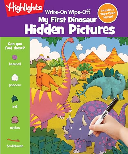 Write-On Wipe-Off My First Dinosaur Hidden Pictures (Write-On Wipe-Off My First Activity Books)