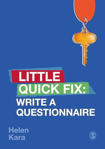 Write a Questionnaire: Little Quick Fix von Sage Publications