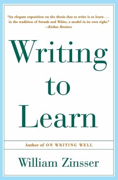 Writing to Learn Rc (Perennial Library) von Harper Perennial