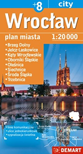 Wrocław plan miasta 8+ 1:20 000 von Demart