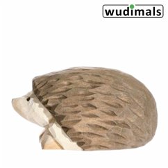Wudimals A040713 - Igel, Hedgehog, handgeschnitzt aus Holz von Corvus