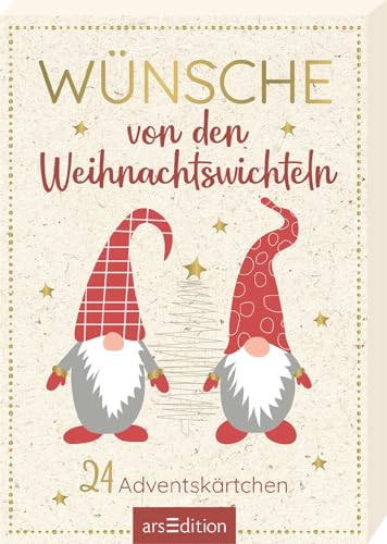 Wünsche von den Weihnachtswichteln: 24 Adventskärtchen | Adventskalender-Kartenbox mit 24 Wichtel-Wünschen Wünsche von den Weihnachtswichteln: 24 Adventskärtchen | Adventskalender-Kartenbox mit 24 Wichtel-Wünschen