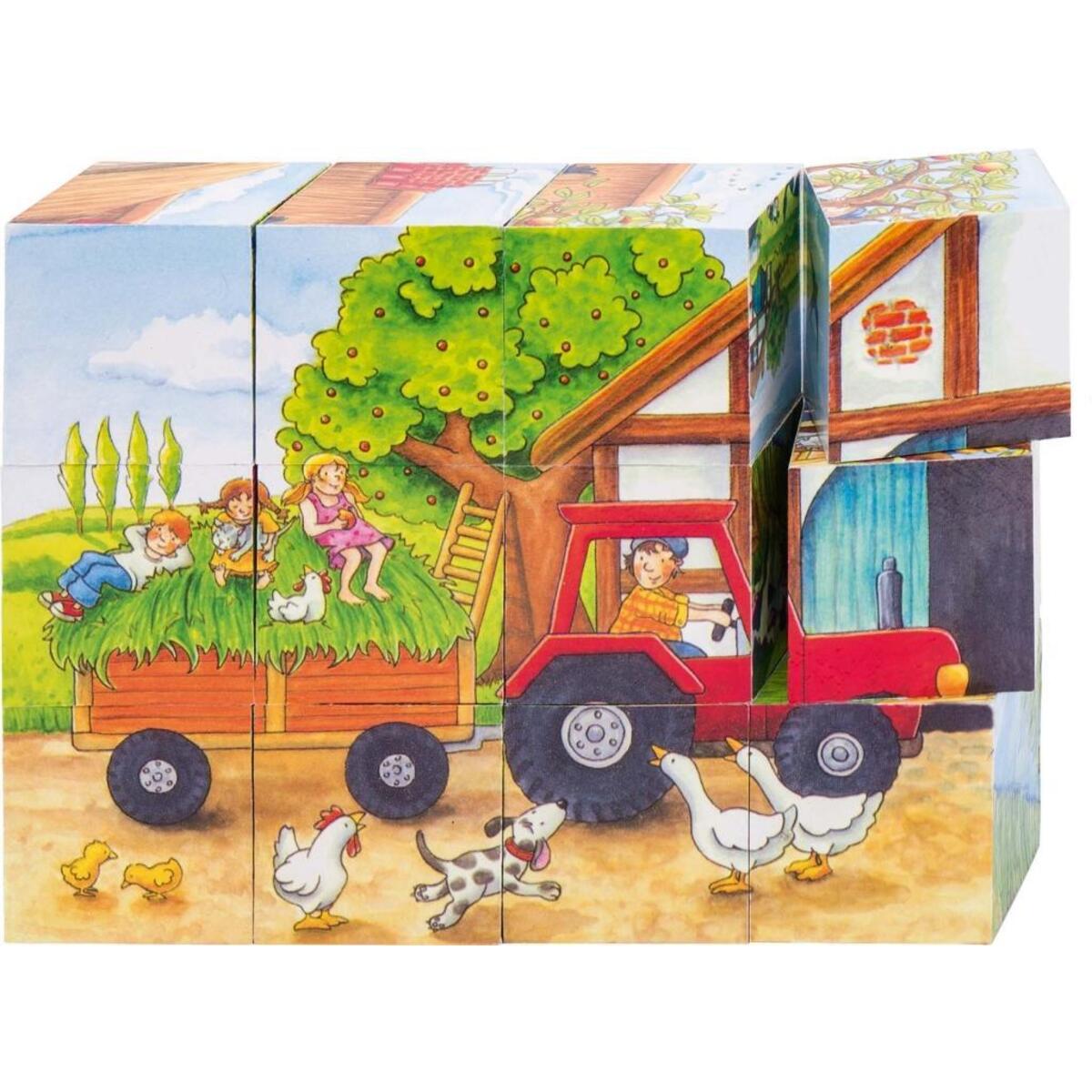 Würfelpuzzle Jahreszeiten Bauernhof von Gollnest & Kiesel GmbH &