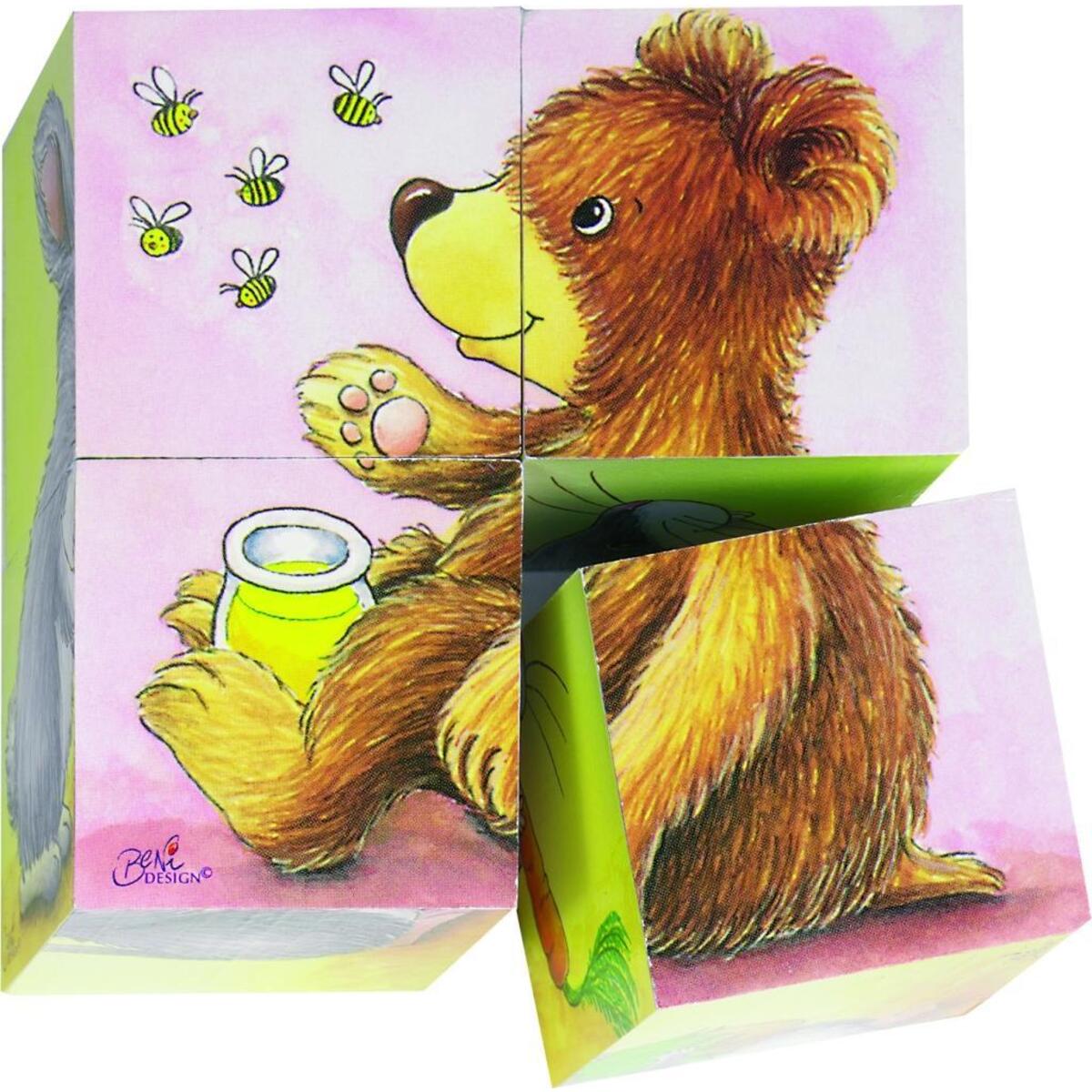 Würfelpuzzle Tierkinder von Gollnest & Kiesel GmbH &