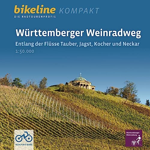 Württemberger Weinradweg: Entlang der Flüsse Tauber, Jagst, Kocher und Neckar, 400 km (bikeline Radtourenbuch kompakt)