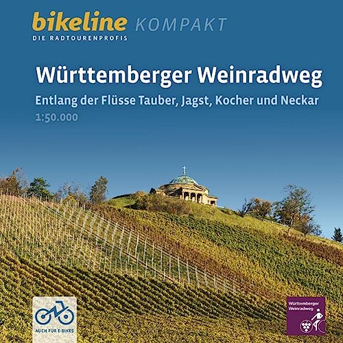 Württemberger Weinradweg: Entlang der Flüsse Tauber, Jagst, Kocher und Neckar, 400 km (bikeline Radtourenbuch kompakt) von Esterbauer