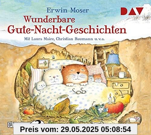 Wunderbare Gute-Nacht-Geschichten: Lesung mit Laura Maire, Christian Baumann u.v.a. (1 CD)