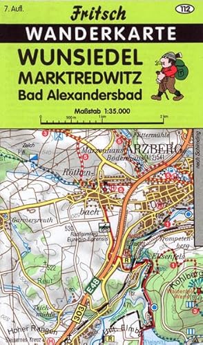 Wunsiedel - Marktredwitz - Bad Alexandersbad: Wanderkarte (Fritsch Wanderkarten 1:35000) von Fritsch Landkartenverlag