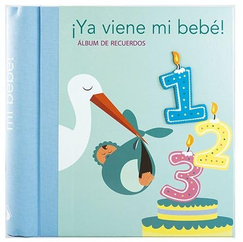 ¡Ya viene mi bebé!: Álbum de recuerdos. Azul (Álbumes familiares) von SAN PABLO