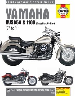 Yamaha XVS650 & 1100 Drag Star/V-Star (97 - 11) Haynes Repair Manual von Haynes Group Ltd