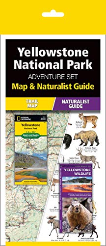 Yellowstone National Park Adventure Set: Map and Naturalist Guide: Trail Map & Wildlife Guide