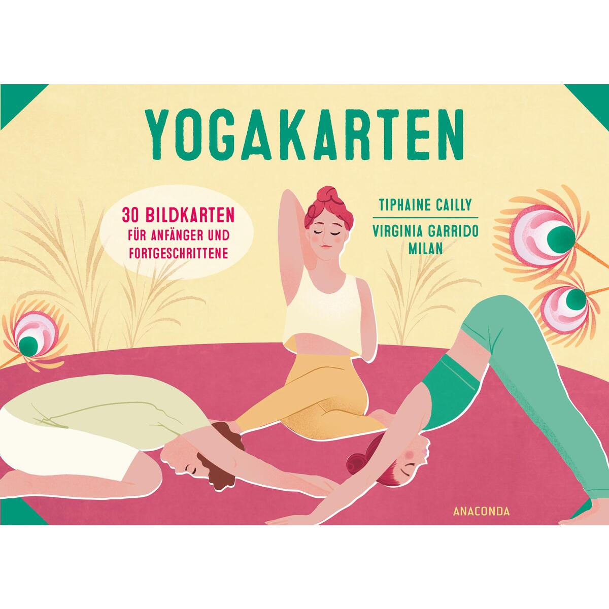 Yoga-Karten für Anfänger und Fortgeschrittene von Anaconda Verlag