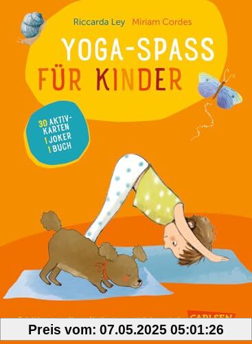 Yoga-Spaß für Kinder: Spielideen aus Yoga, Meditation und Achtsamkeit | Box mit Aktiv-Karten für Kinder ab 3 Jahren mit 31 Entspannungs- und ... Begleitbuch für die Kita und Zuhause